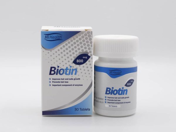 بیوتین 800 میکروگرم | Biotin 800 mcg
