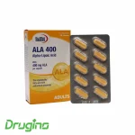 کپسول آ ال آ 400 یوروویتال – حاوی اسید آلفالیپوئیک برای کاهش التهاب، بهبود متابولیسم و تقویت سلامت عمومی بدن"