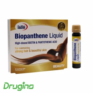 شربت بیوپانتن یوروویتال بسته ۶ عددی | مکمل تقویت‌کننده پوست و مو حاوی بیوتین و اسید پانتوتنیک برای افزایش استحکام مو و زیبایی پوست