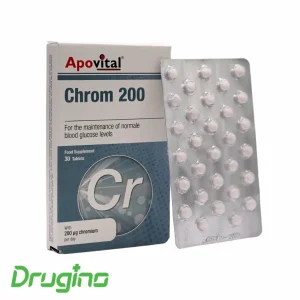 قرص کروم 200 میکروگرم یوروویتال بسته ۶۰ عددی | مکمل تنظیم قند خون و بهبود متابولیسم، حاوی ۲۰۰ میکروگرم کرومیوم برای حمایت از کنترل قند خون