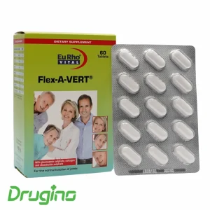 کپسول فلکس اورت یوروویتال بسته ۶۰ عددی | مکمل مفاصل حاوی گلوکوزامین، کلاژن و کندروایتین برای بهبود حرکت و کاهش درد و التهاب مفاصل