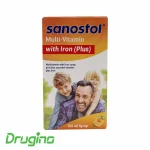 شربت مولتی ویتامین پلاس آهن دار سانستول 155 میلی لیتر - تصویر 3