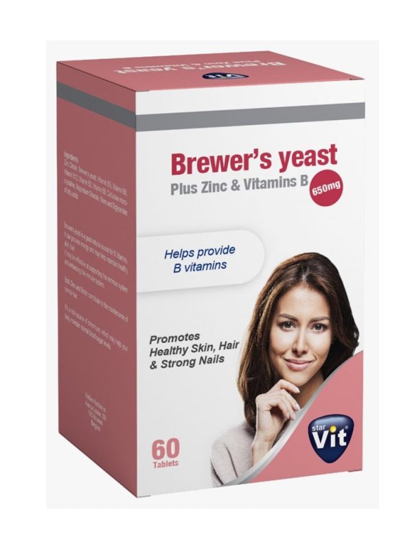 مخمر آبجو پلاس زینک و ویتامین گروه ب |  | Brewers Yeast Plus Zinc And Vitamins B - تصویر 1