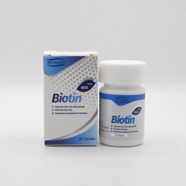 بیوتین 800 میکروگرم | Biotin 800 mcg - تصویر 1