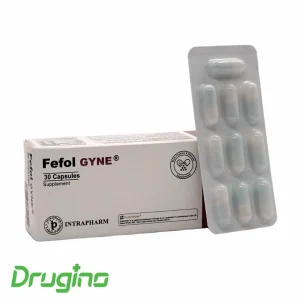 "کپسول ففول گاین اینترافارم ۳۰ عددی – مکمل آهن و اسیدفولیک مخصوص بانوان برای کمک به رفع کم‌خونی و تقویت انرژی روزانه"