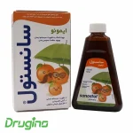 شربت ایمونو سانستول 155 میلیلیتر؛ مکمل تقویت سیستم ایمنی کودکان و بزرگسالان حاوی ویتامینها، مواد معدنی، آنتیاکسیدانها و ژل رویال برای افزایش مقاومت بدن و حفظ سلامت عمومی