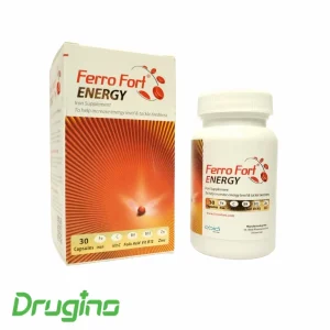 کپسول فروفورت انرژی عبیدی بسته 30 عددی؛ مکمل آهن تقویت‌کننده انرژی حاوی ویتامین‌های C، B9، B12 و زینک برای کاهش خستگی و بهبود عملکرد بدن