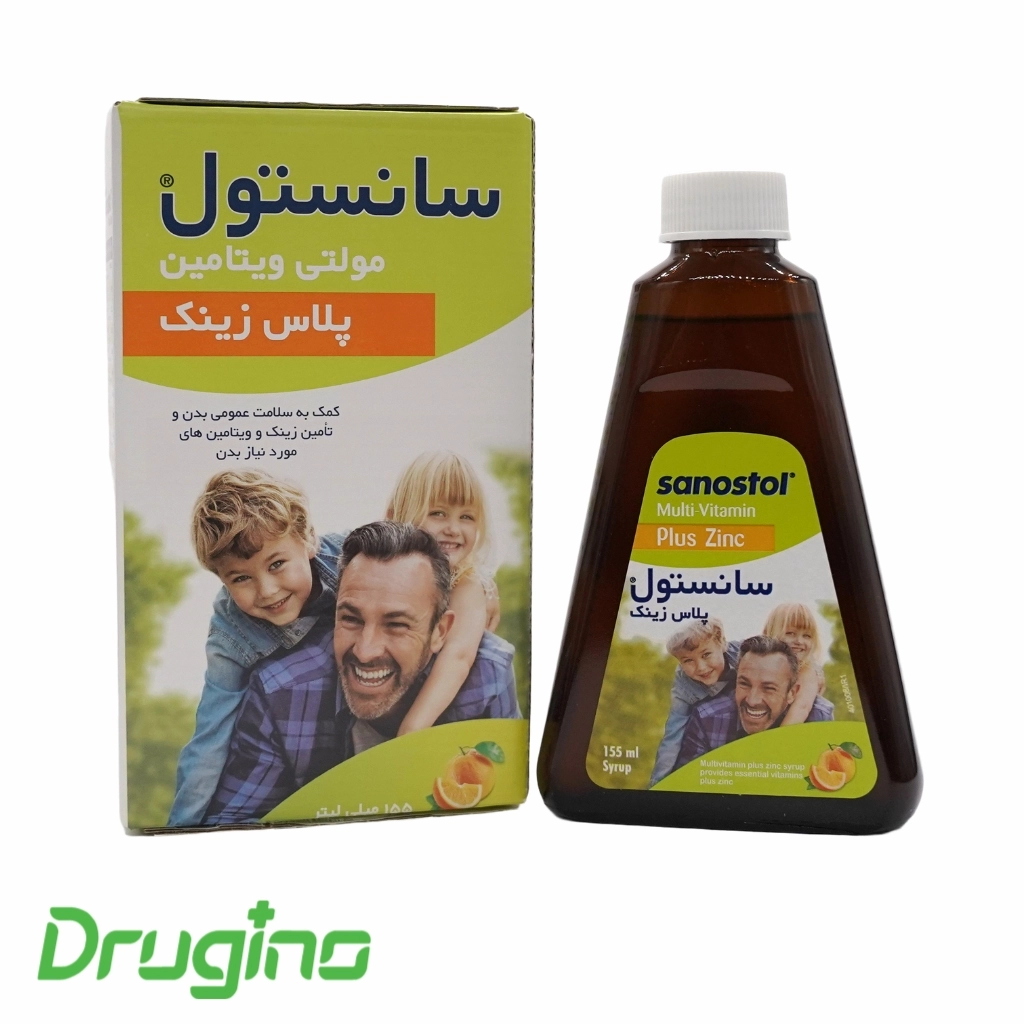 شربت مولتی سانستول پلاس زینک 155 میلی لیتر