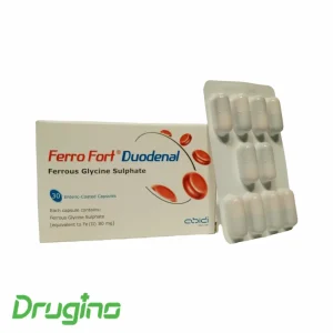کپسول فروفورت دئودنال عبیدی 30 عددی ورقه‌ای؛ مکمل آهن با فرمول فروس گلیسین سولفات برای کمک به درمان کم‌خونی، افزایش انرژی و بهبود سطح هموگلوبین
